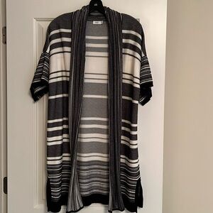 Vince Multi Stripe Cardigan